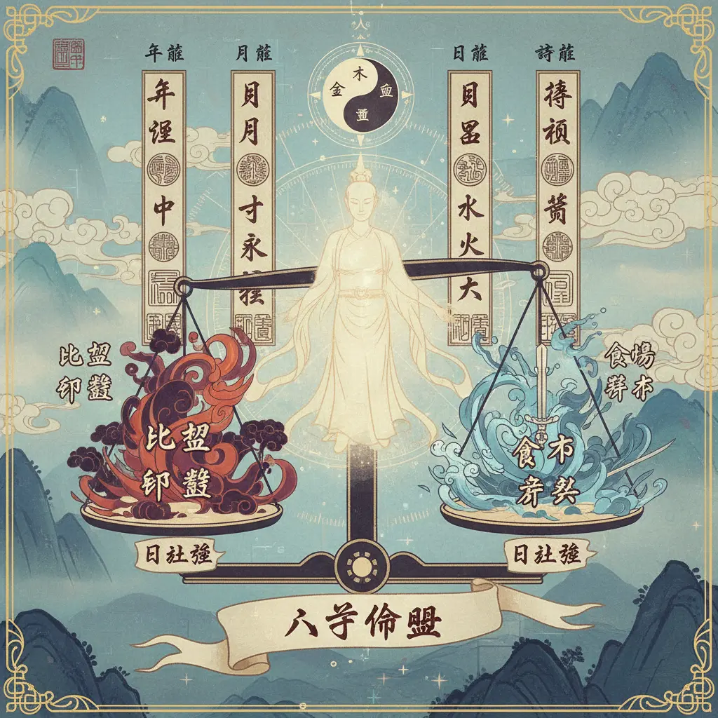 八字命盤 - 日主強弱