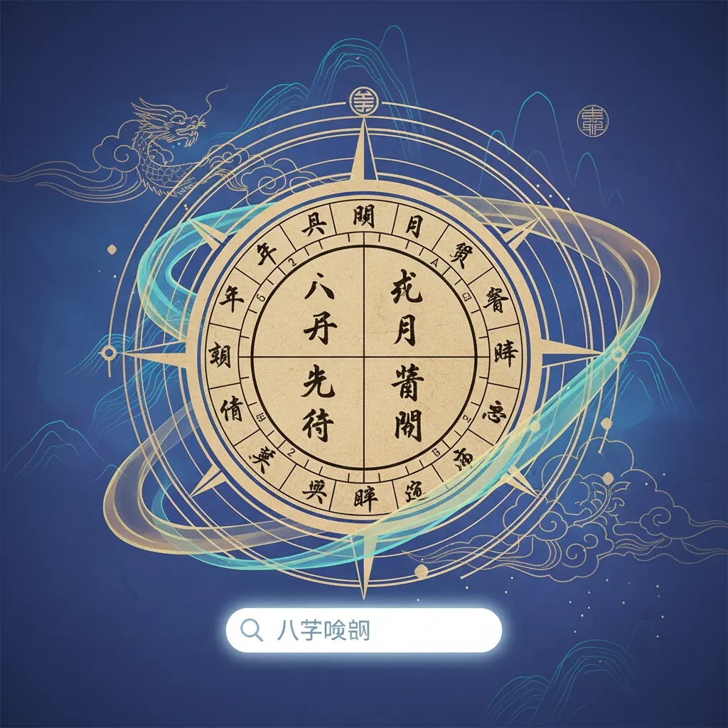 八字查詢 - 八字命盤