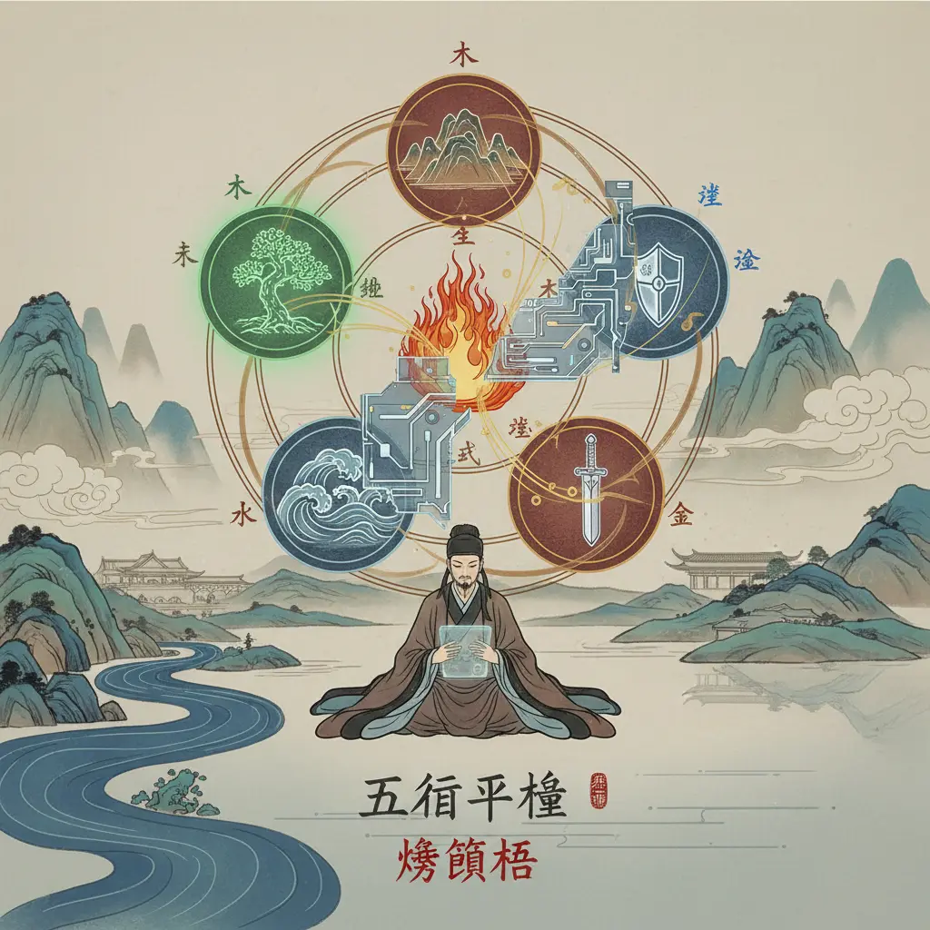 傷官格 - 五行平衡