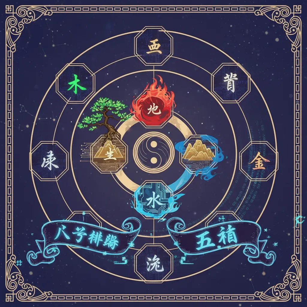 八字排盘 - 五行
