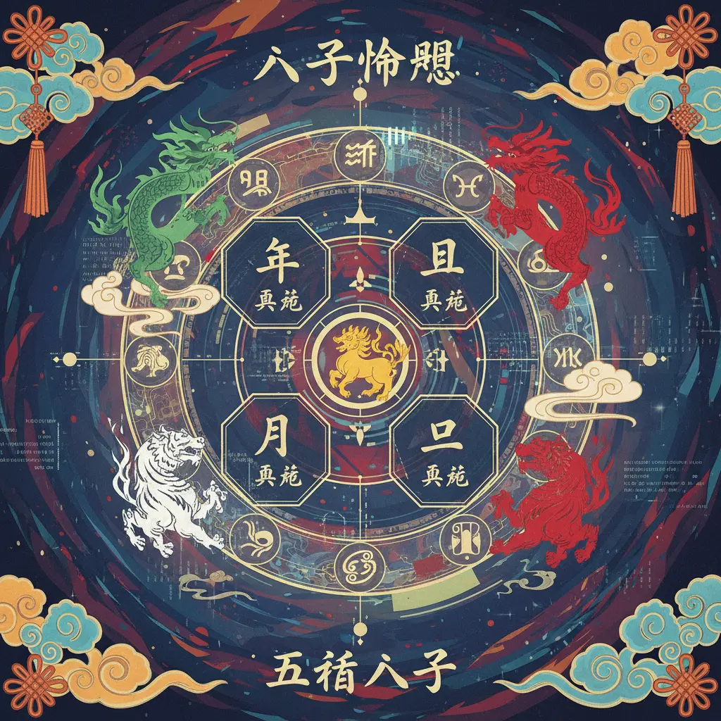 五行八字 - 八字命盤
