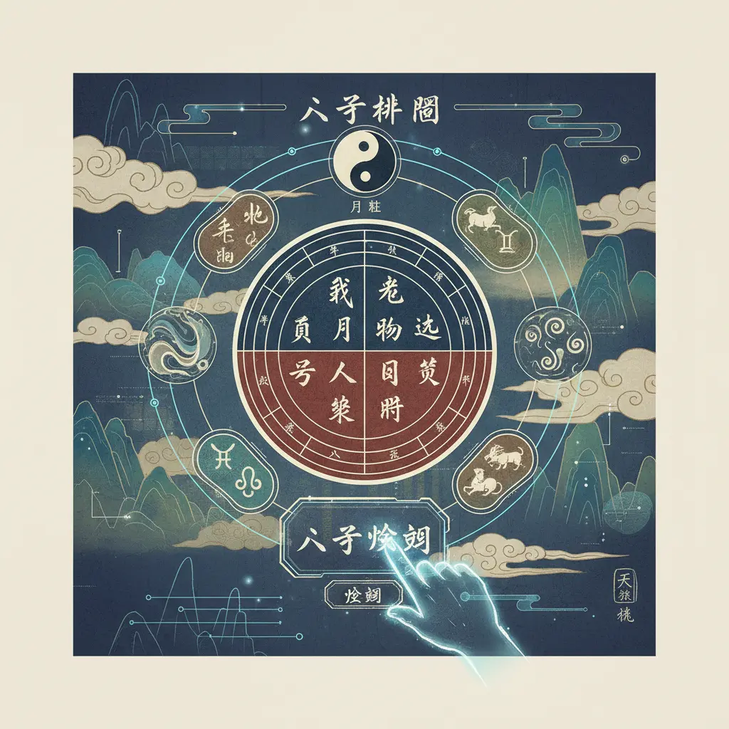 八字查詢 - 八字排盤